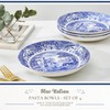 Spode Blue Italian Pasta Bowl, Set of 4-9 Inch Shallow
