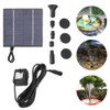 1.4W Solar Powered Panel Submersible Water Panel Fountain Pump Pond