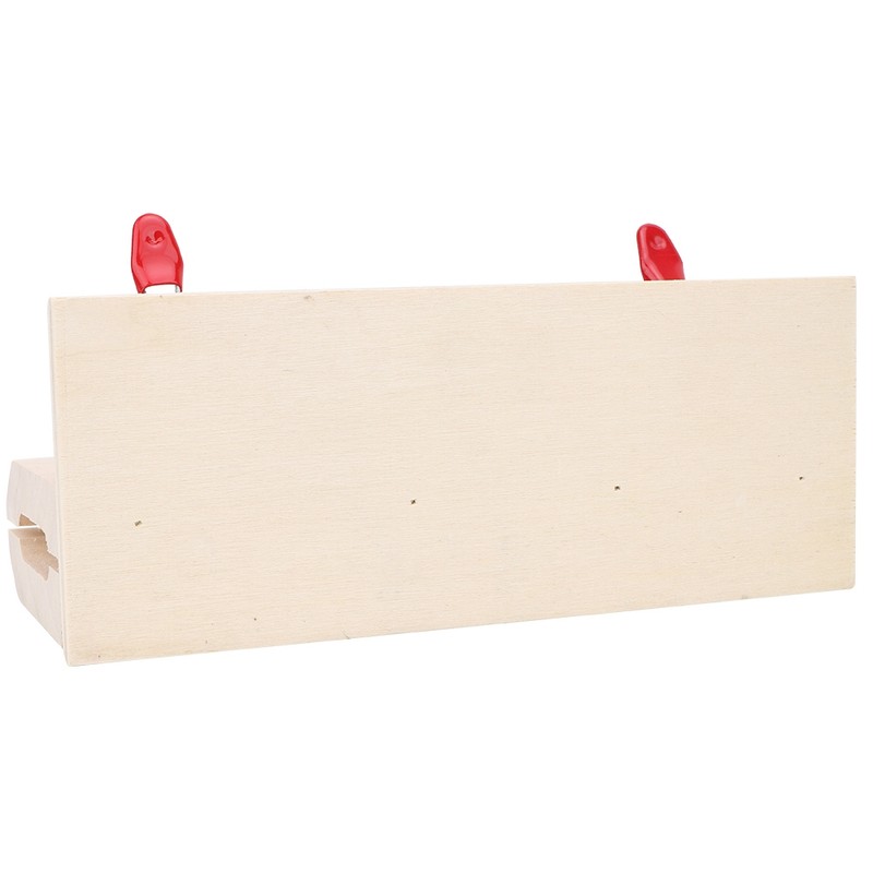 HandStitched Sewing Horizontal Leathercraft Wooden Table Clamp Stitching Tool for