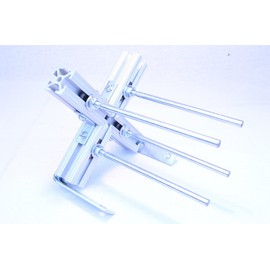 BORED? PARACORD! X Jig - Universal Monkey Fist Jig, 1 Piece, Alloy Steel