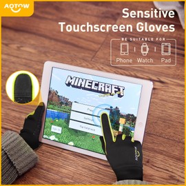 Children's Cycling Gloves Winter Touchscreen Gloves – Children's Running Gloves Non-Slip Warm Gloves Softshell Winter Gloves Windproof Cycling Gloves for Sporty Hiking Riding, yellow