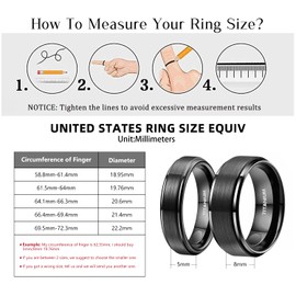 JEROOT Titanium Magnetic Rings, Magnetic Ring Men Women, Magnetic Rings for Men Women Therapeutic Magnetic Ring Polished Lifestyle Ring Strong Magnet (3500 Gauss), Titanium
