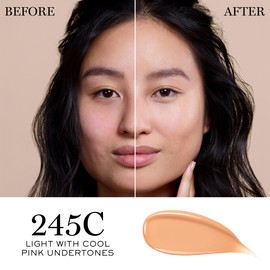 Lancôme Teint Idole Ultra Wear Care & Glow Serum Foundation with SPF - Medium Buildable Coverage & Natural Glow Finish - Up To 24H Wear - 245C