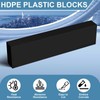 Colingmill 2 Pcs HDPE Plastic Block 2" x 3" x