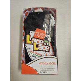 model+model Model Model Triple Barrel Curl -010 Lace Front & Lace Part Wig Color 1B