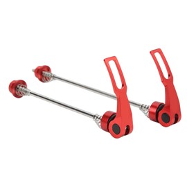 MEROCA Quick Release Bicycle Skewer Hub Axle Disc Brake Quick Release Lever Aluminum for Mountain BikeRed Pair