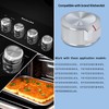 Upgrade W10823529 W11156487 Gas Stove Knobs Replacements, Compatible with White