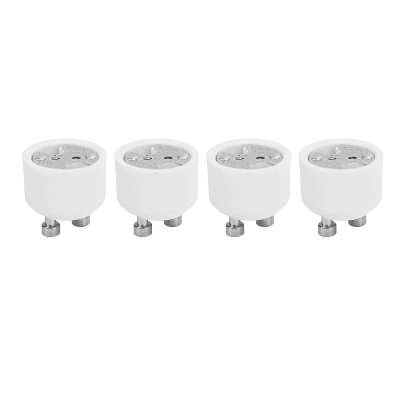 4PCS GU10 to MR16 Adapter Socket Heat Resistant Lamp Holder