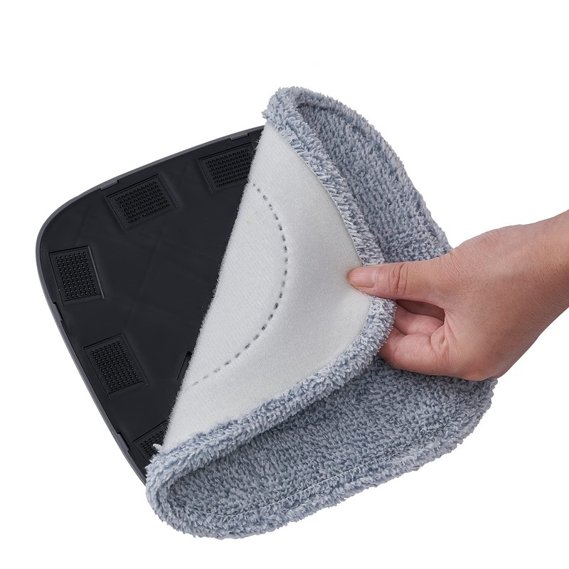 Square Spin Mop and Bucket Replacement Microfiber Mop Pads Refill