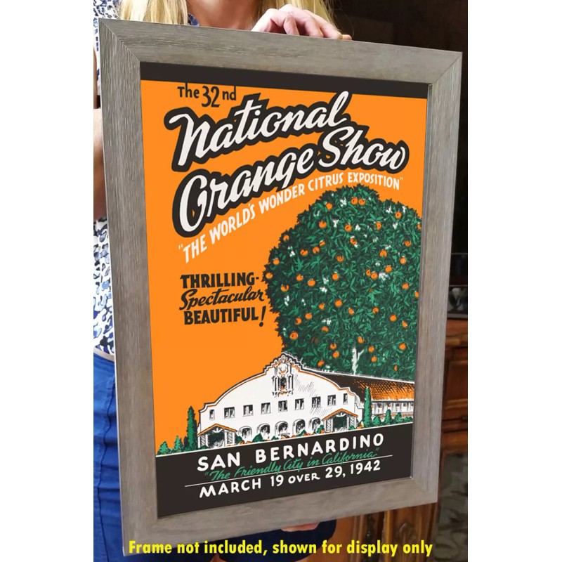 National Orange Show - 1942 Advertising Poster
