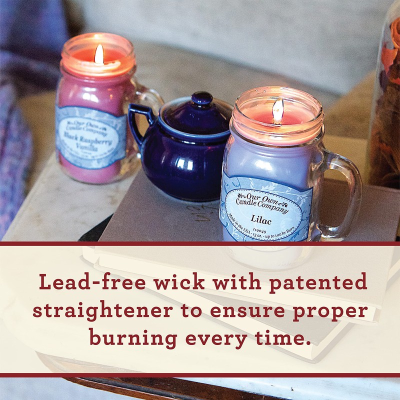 Our Own Candle Company, Hot Buns Scented Mason Jar Candle,