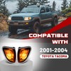 HECASA Pair Corner Light Compatible with 2001-2004 Toyota Tacoma Turn