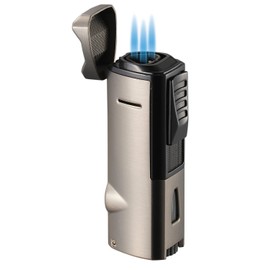 Visol Colonel Triple Flame Torch Lighter (Shipped Without Butane)