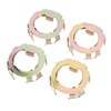 Trailer Spindle Nut Retainer, 4Pcs Metal Trailer Wheel Spindle Nut