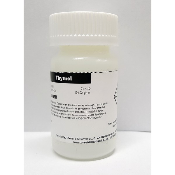 CCS LLC Thymol Crystals High Purity Aroma Compound 25g