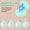 PATIKIL Cable Organizer Holder, 12 Pcs Magnetic Spring Desk Cable