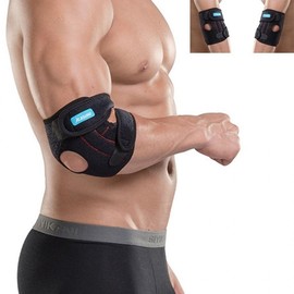 Elbow Protector for Health & Golf, 2-Piece Armband Support Band Left + Right