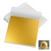 Gold Leaf, 100 Sheet 8x8.5cm Gold Leafing Sheets Foil Paper,Imitation