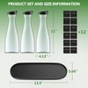 Galasily 3 Pack Laundry Detergent Dispenser Container with Tray, 54OZ