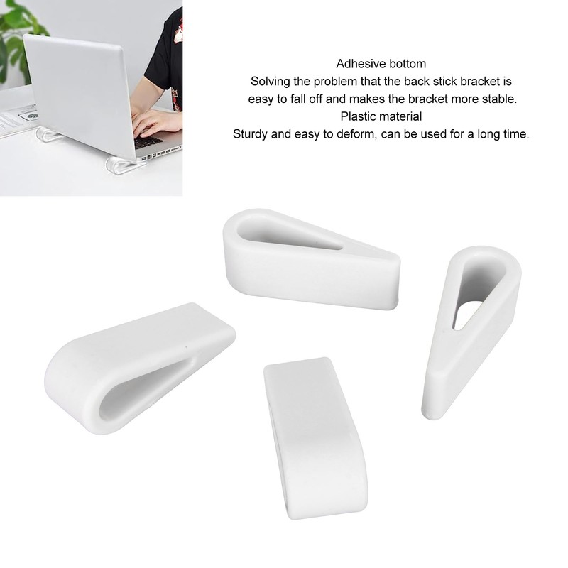 4pcs Laptop Stand Adjustable Portable Laptop Holder Riser Heat Sink