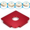 Rounded Template Woodworking Radius Template Radius Jig Router Template Aluminum
