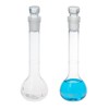 ALWSCI Pack of 2 25 ml Volumetric Flasks, Globe Glass