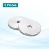 sourcing map 2 Pcs M8 Flat Knurled Thumb Nuts, 304