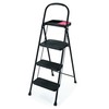 Rubbermaid RMS-3T 3-Step Steel Step Stool with Project Tray, 225-pound