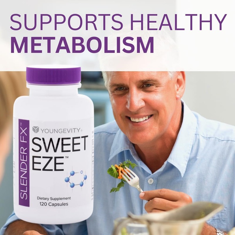 Youngevity Slender FX Sweet EZE - 4 Pack 120 Capsules