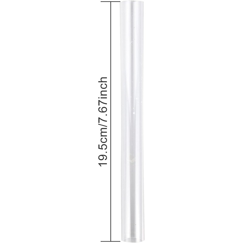2-Piece Hollow Ultra Smooth Clay Rollers - Solid Acrylic Tube