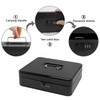 Secure Steel Cash Box with Combination Lock and Removable Tray
