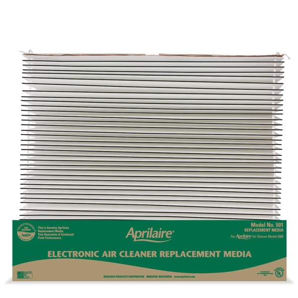 AprilAire 501 Replacement Filter for AprilAire 5000 Whole-House Air Purifier - MERV 15 Equivalent, 16x25x6 Air Filter (Pack of 4)