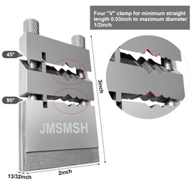 JMSMSH Steel Miter Cutting Vise Jig Jewelers Tool – Form 45º and 90º-Degree Angles or Bends
