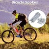 TUCKBOLD Bicycle Spokes Bike Wheel Spokes Silver Tone Nipple 1