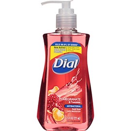 Dial Antibacterial Liquid Hand Soap, Pomegranate & Tangerine, 7.5 Ounce