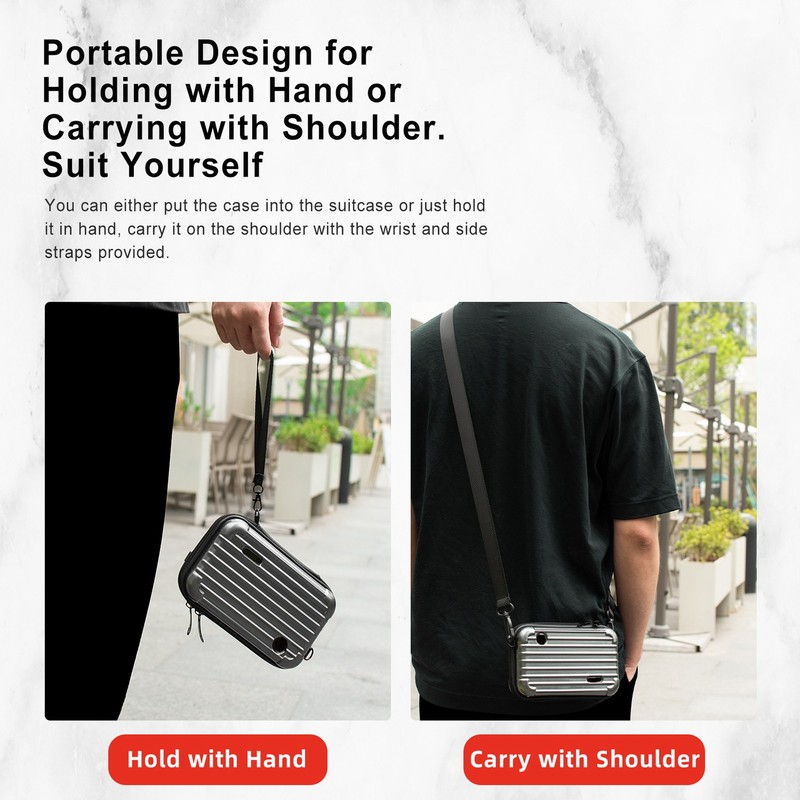 Camera Case Detachable Dual Zipper Waterproof Protective Portable Camera Storage
