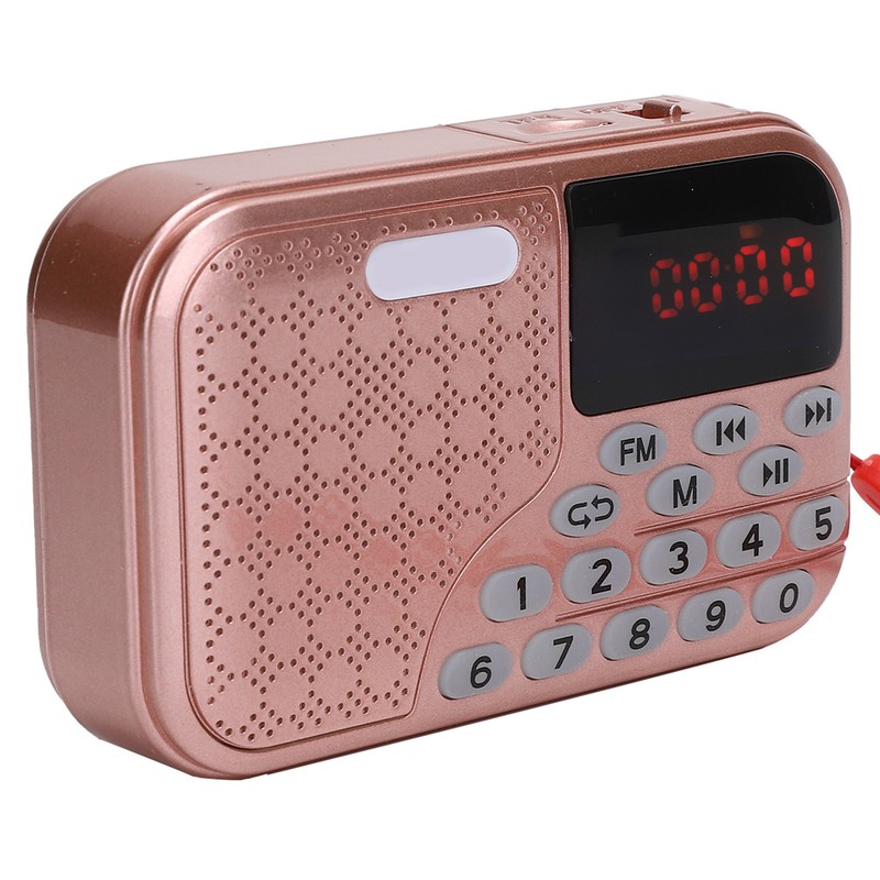 M‑128 Portable Pocket Radio Mini FM Receiver USB Memory Card