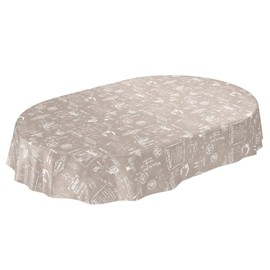 ANRO, oilcloth, wax tablecloth, linen look.