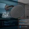 SparkPod Cabezal de ducha de lluvia de 6 pulgadas con