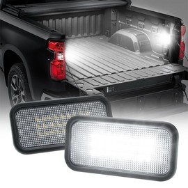 2Pcs LED Truck Bed Light Rear Cargo Area Lamp for 2019-2026 Chevy Silverado