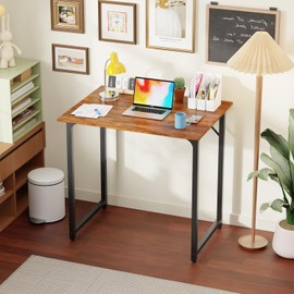 PayLessHere 32/39/47 inch Computer Desk Study Writing Table, Adjustable feet, Modern Furniture for Home Office (1, Vintage, 32 inch)