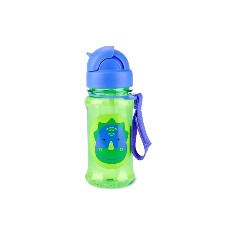 Skip Hop Toddler Sippy Cup with Straw, Zoo Straw Bottle