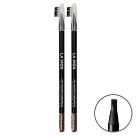 Lamont Lash Monster Milano Eyebrow Pencil, 03 Gray Brown, 2 pcs / 라몽 래쉬몬스터 밀라노 아이브로우 펜슬, 03그레이브라운, 2개