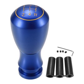 A ABSOPRO Car Truck 5 Speed Gear Shift Knob 9cm 3.54" Manual Transmission Blue
