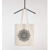 Autiga® Jute Bag Mandala Ethnic Boho Cotton Bag Tote Bag
