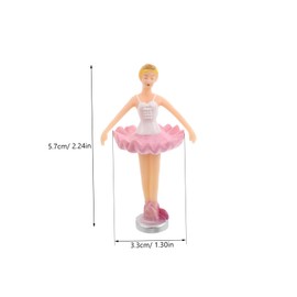 Milisten 4pcs Ballerina Dolls for Music Box Elegant Ballet Princess Figurines Decorative Accessories for Girls Birthday and Collectibles