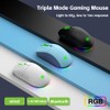 LORERAN - mouse inalámbrico con Bluetooth, 3 modos, Bluetooth 5.0