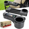 Roykaw Golf Cart Armrest with Cup Holder/Rear Seat Arm Rests
