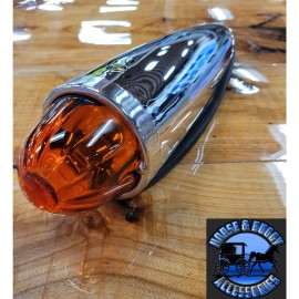 grand general dark amber watermelon glass lens cab marker light plastic housing 92542