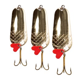 Zite Fishing Blinker Set Fishing – 3 Artificial Baits Pike Zander Perch Spin Fishing – Gold 16-34 g